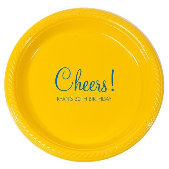Perfect Cheers Plastic Plates